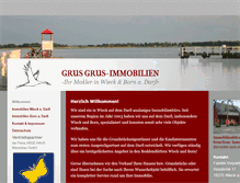 Tablet Screenshot of grus-grus-immobilien.de